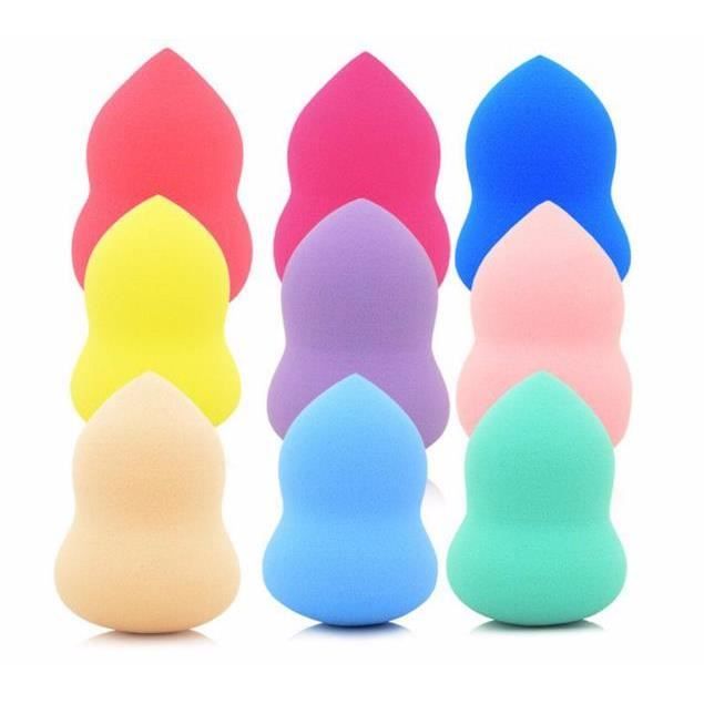 9pcs Pro Maquillage Blender Fondation Puff Multi Forme Éponges New_FP * 48
