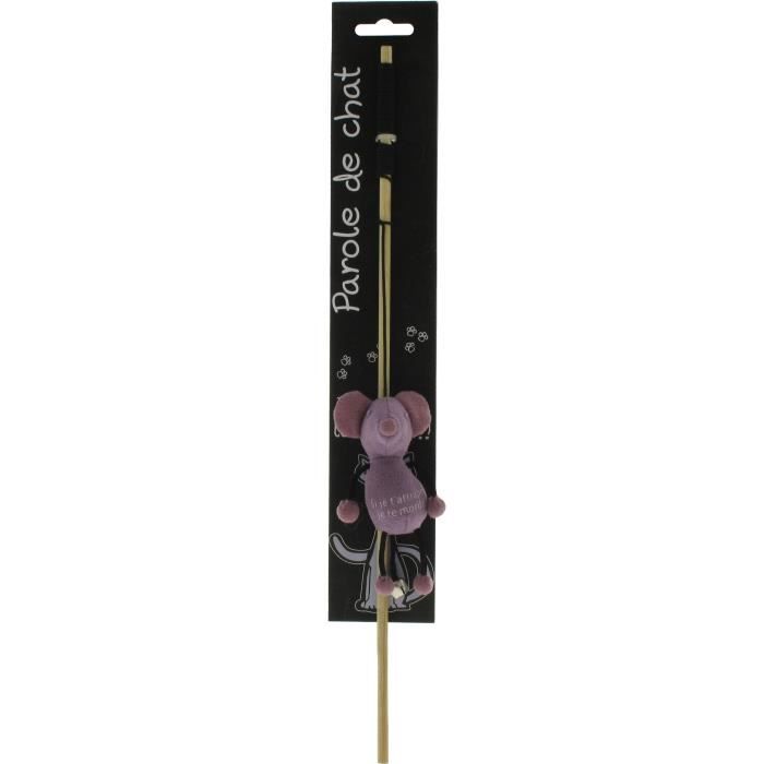 VITAKRAFT Canne à pêche souris - 2 coloris assortis - Pour chat