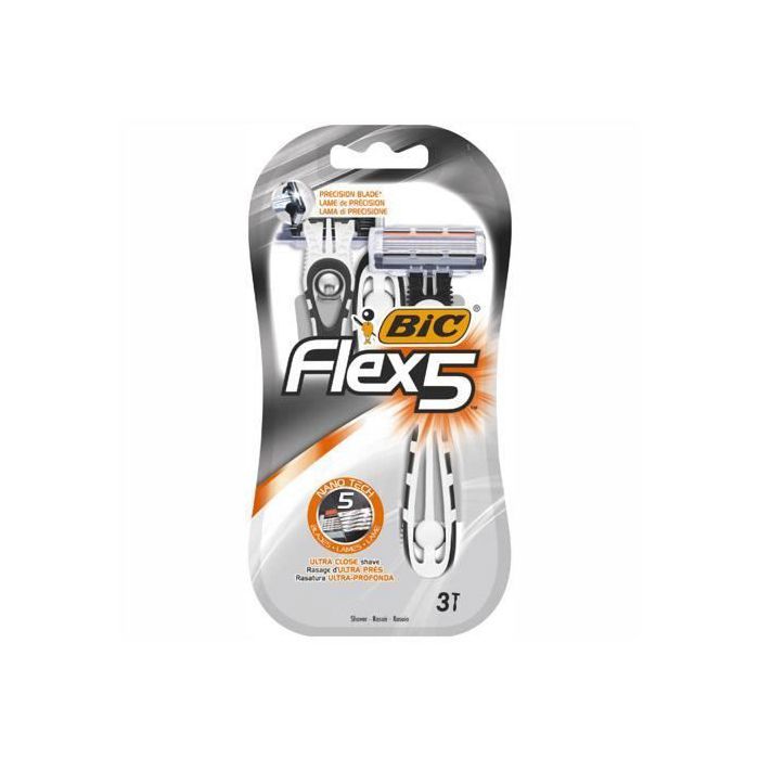 BIC Flex 5 Rasoirs Jetables 5 Lames 3 unités