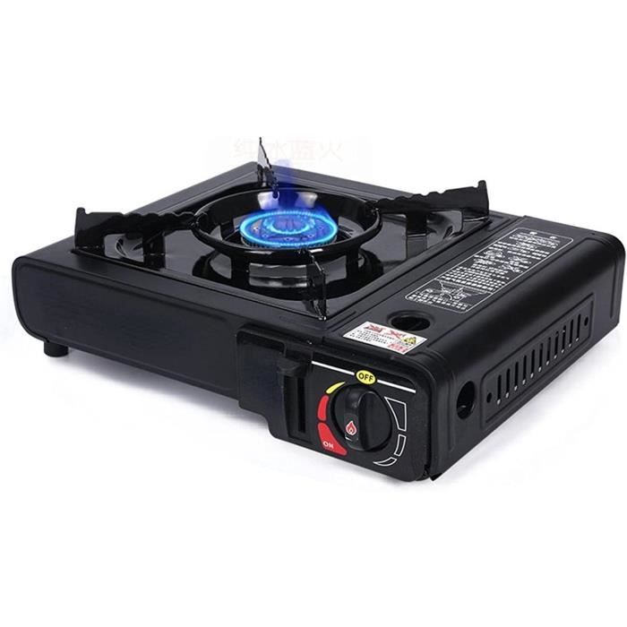 Cuisinière à gaz de camping Réchaud de champ portable extérieur Cassette Réchaud à feu magnétique Réchaud à puissance de feu r[670]