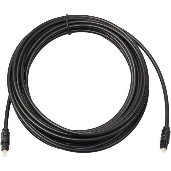 Câble audio optique numérique Toslink de qualité supérieure pour home cinéma, barre de son, TV et plus encore (taille : 10 m) [67]