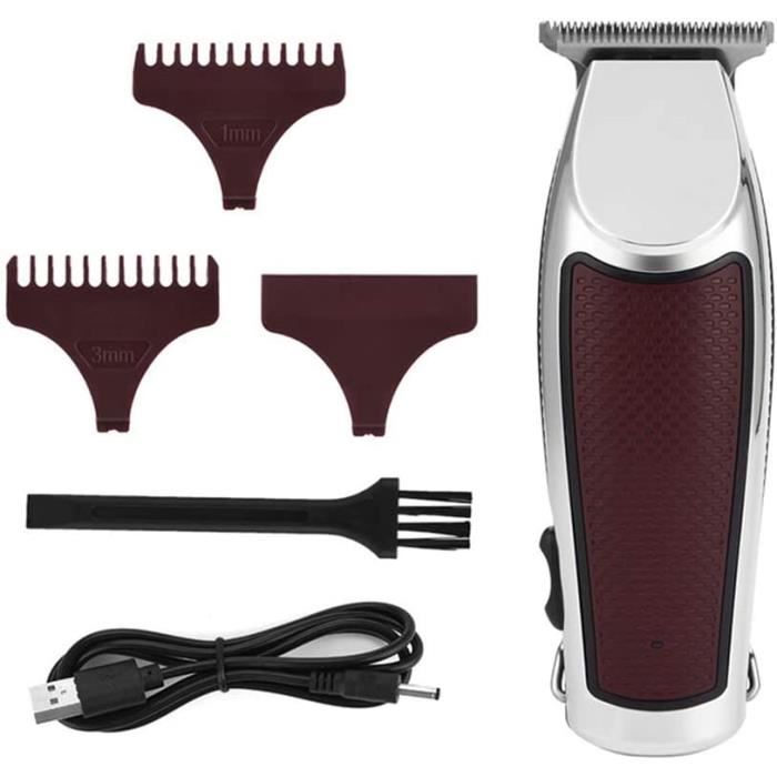 Tondeuse Électrique Professionnelle Tondeuse Cheveux 0.1Mm Machine De Coupe Tondeuse À Barbe Pour Les Hommes Cheveux Cutter B[O549]