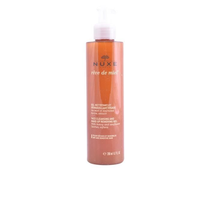 RÊVE DE MIEL gel nettoyant et démaquillant 200 ml