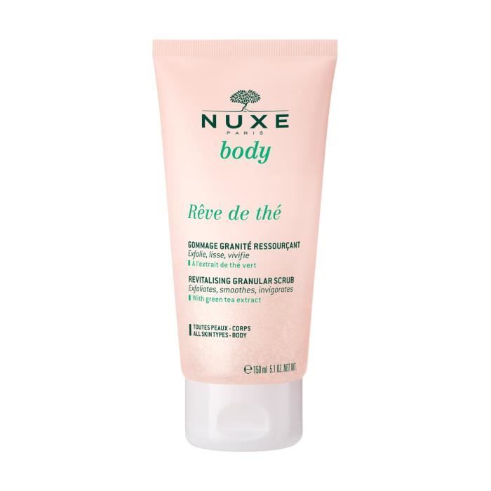 Gommage Granité Ressourçant NUXE - Rêve de Thé - 150ml - Exfolie et Vivifie la Peau
