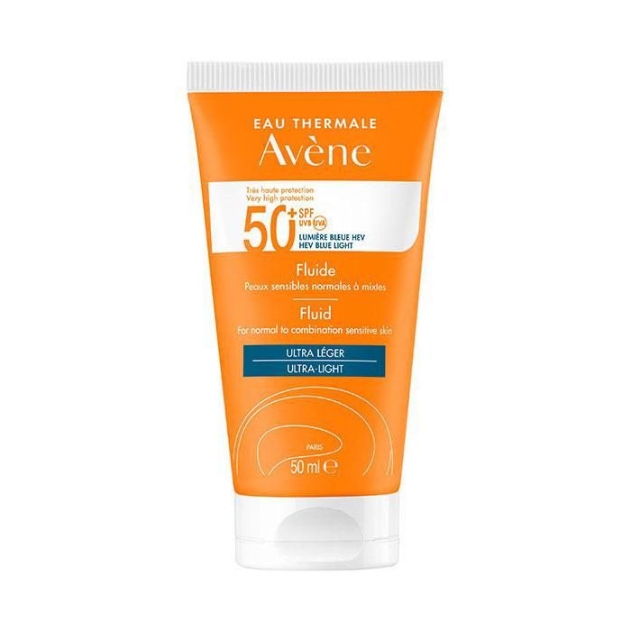 Fluide solaire SPF50+ AVÈNE - Texture légère et fini sec - 50ml