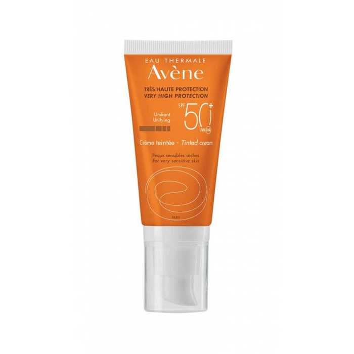 Crème Teintée - Avène - SPF 50 - 50 ml - Hypoallergénique - Protection UVB-UVA