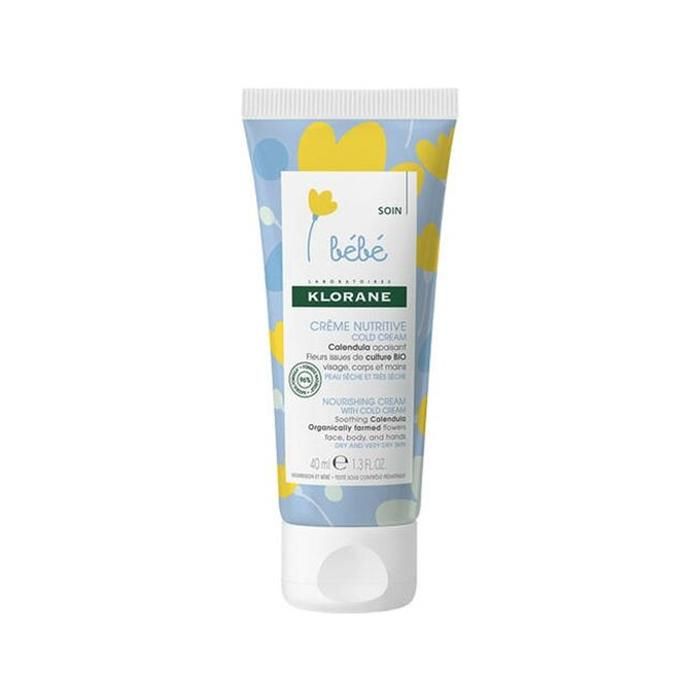 Klorane Bébé Calendula Crème Nutritive au Cold Cream 40ml
