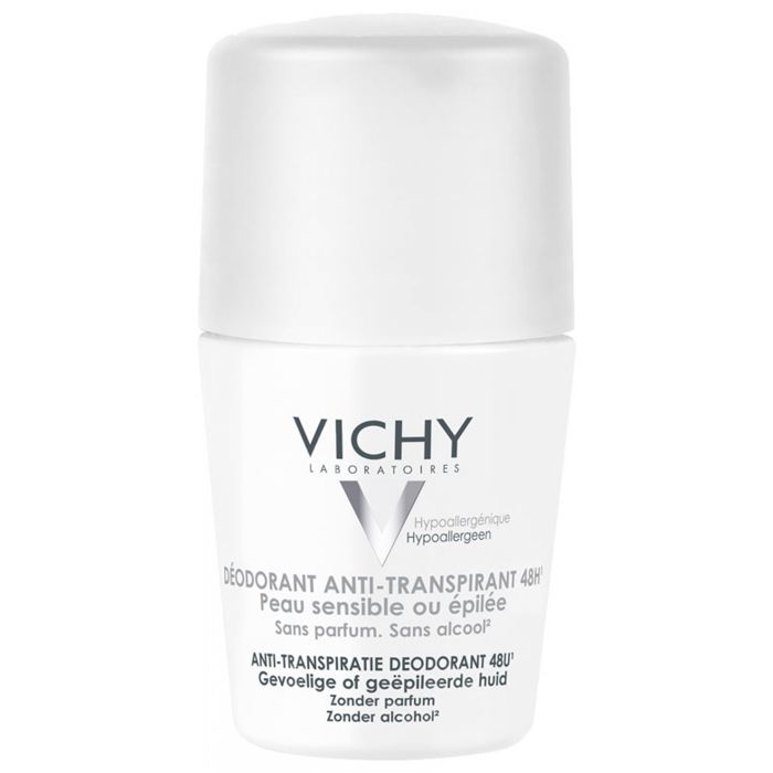 Vichy Déodorant Anti-Transpirant Peaux Sensibles Roll-On 50ml