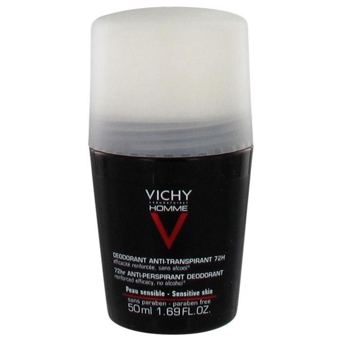 Vichy Homme Déodorant Anti-Transpirant Contrôle Extrême 72h Roll-On 50ml