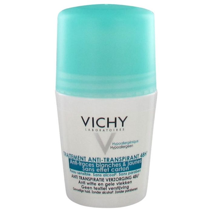 Vichy Déodorant Anti-Traces Blanches & Jaunes 48h Roll-On 50ml