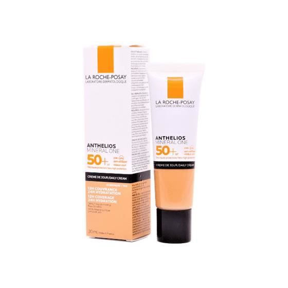 La Roche Posay Anthelios Mineral One Bronze Spf50 30ml . Caractéristiques du produit :  Viso : Spf 50 e totale  Tipo di Pelle :