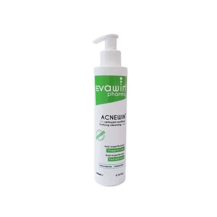Evawin acnewin gel nettoyant purifiant 200ml