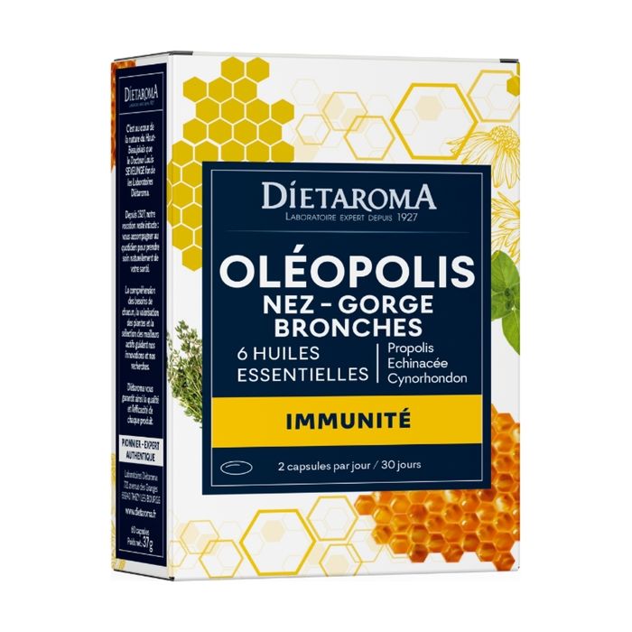 Oléopolis - Immunité Nez, Gorge et Bronches 60 capsules - Dietaroma