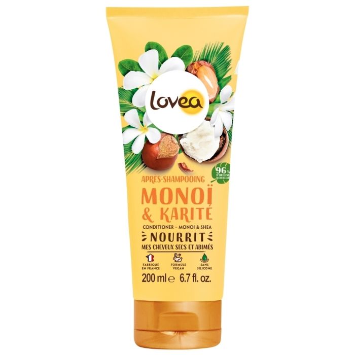 Après-Shampooing Monoï & Karité , Nourrit les Cheveux secs et abimés - 200 ml