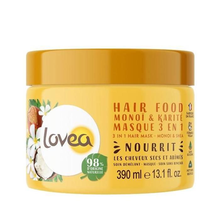 Hair Food - Masque 3 en 1 - Monoï & Karité 390 ml