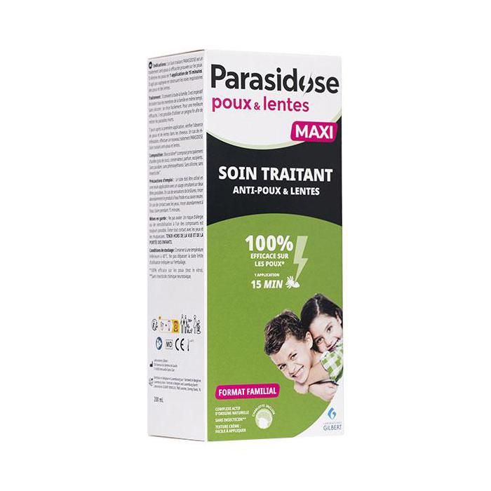 Parasidose Soin Traitant Poux & Lentes 200ml