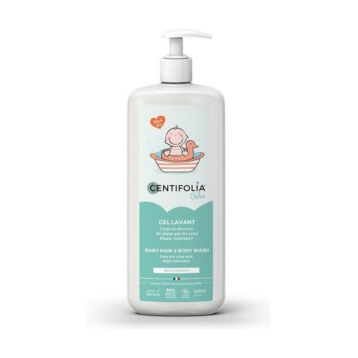 Centifolia Bébé Gel Lavant Corps Cheveux Bio 485ml