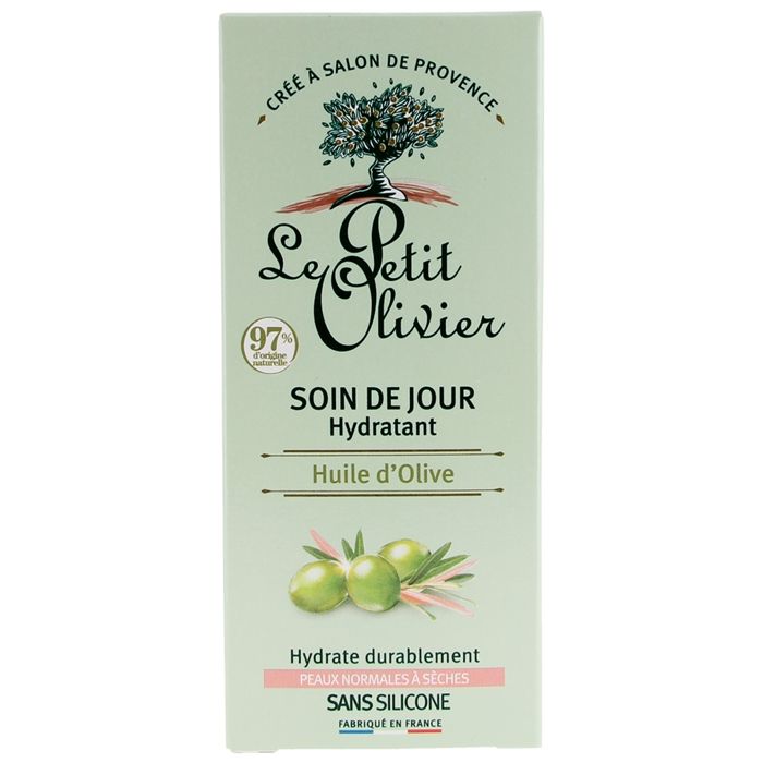 Crème hydratante Le Petit Olivier à l'huile d'olive pour tous types de peau - 50ml