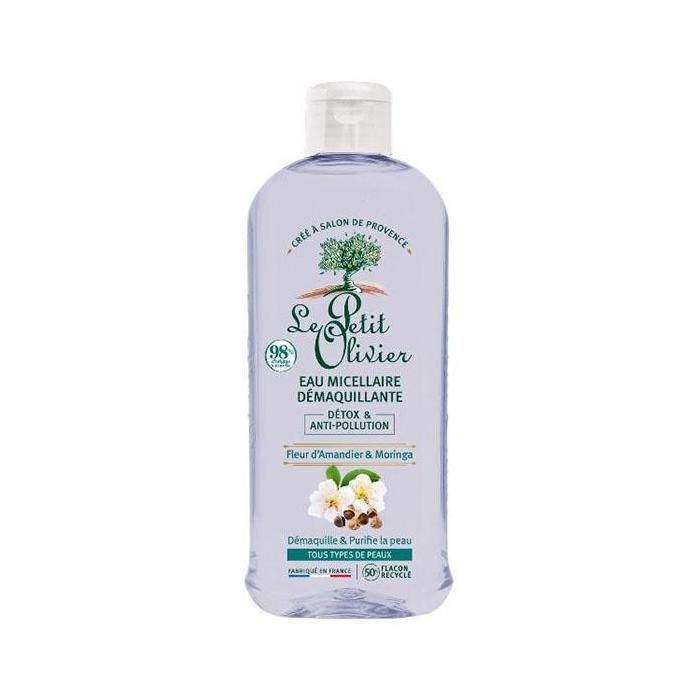 Eau Micellaire Démaquillante Détox & Anti-Pollution Le Petit Olivier - 400ml