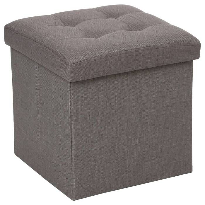 Pouf pliant Lysandre - Gris