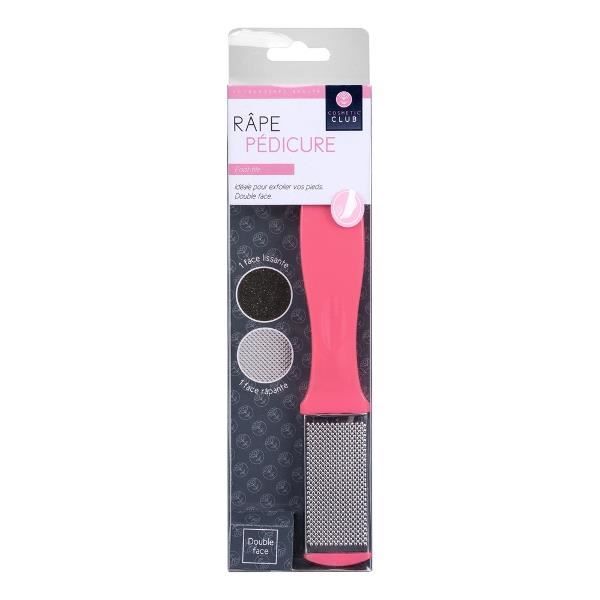 Râpe Pédicure manuelle - Double face - Anti-dérapant - Exfoliation douce - Couleur aléatoire