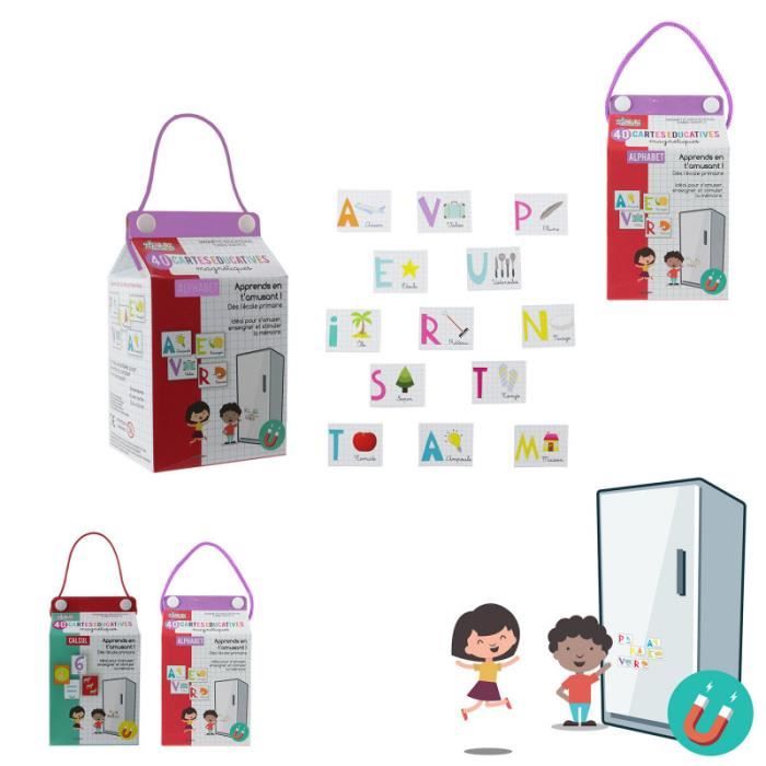 Cartes éducatives - Edukit - 40 cartes - À partir de 3 ans - Mixte - 2 joueurs ou plus