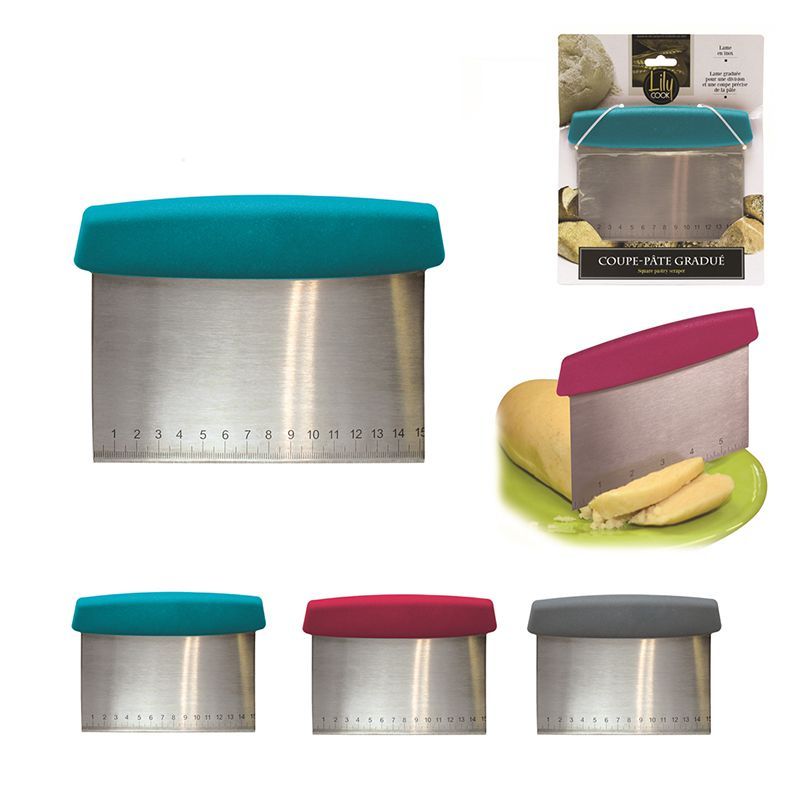 Coupe pâte - Multicolore - 1 pièce - Pratique pour malaxer - Coupe graduée - Taille régulière