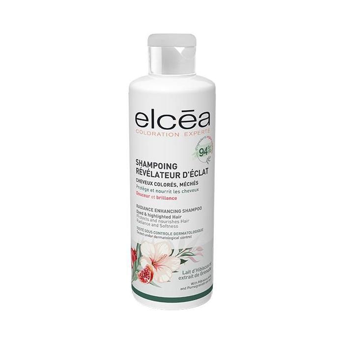 Elcea Shampooing Révélateur d'Eclat Cheveux Colorés et Méchés 250ml