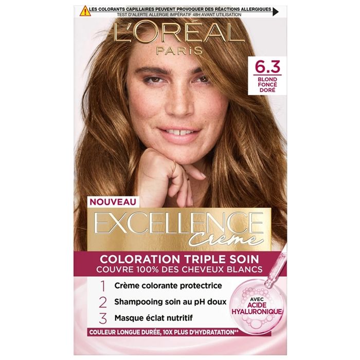 L'Oréal Excellence Crème Coloration Blond Foncé Doré 6.30