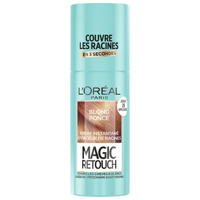 Effaceur de racines - L'OREAL PARIS - Magic Retouch Spray - Blond Foncé - Cheveux secs