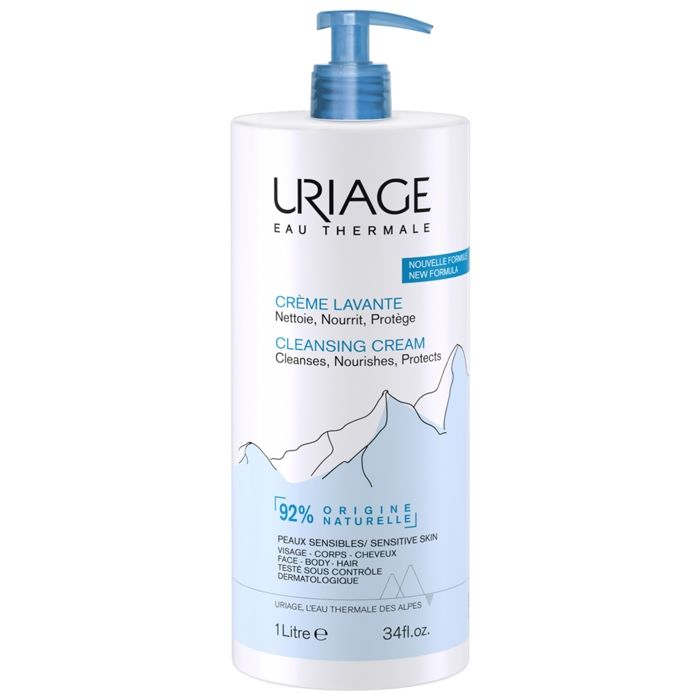 Crème lavante Uriage - 1L - Sans parabène