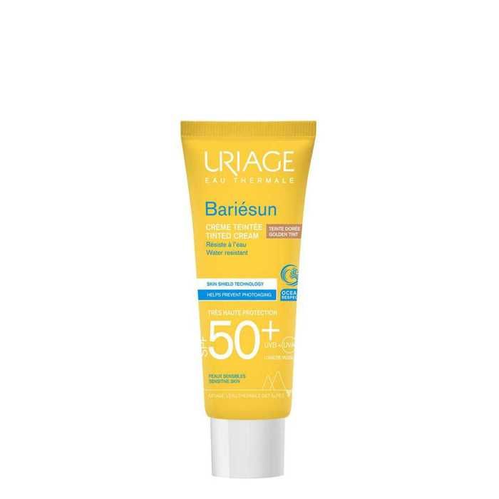Uriage Bariésun Crème Teintée Dorée SPF50 – Protection Solaire Visage 50 ml