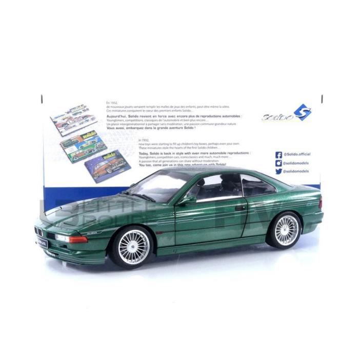 Voiture Miniature de Collection - SOLIDO 1/18 - BMW Alpina E31 B12 5.7L - 1990 - Green - 1807003