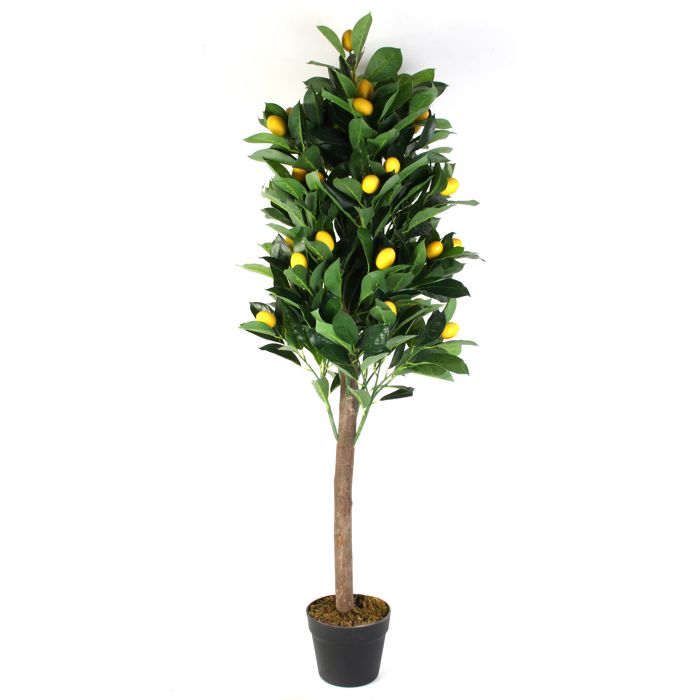 PLANTE ARTIFICIELLE CITRONNIER 120C