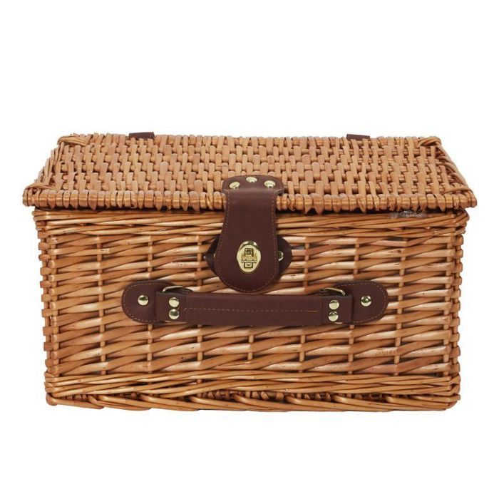 Panier de Pique Nique "4 Personnes" 38cm Naturel