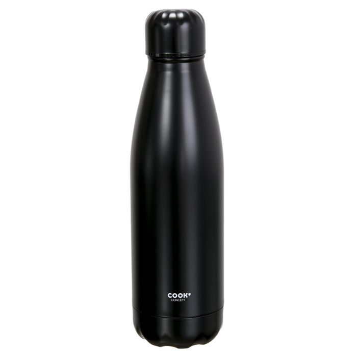 BOUTEILLE DE TRANSPORT ISOTHERME NOIRE 50CL