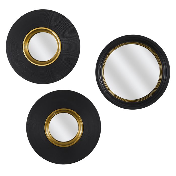 Miroir convexe rond Oko 25,5 cm (Lot de 3)
