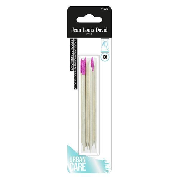 Jean Louis David Beauty Care Bâtonnet Cuticules Émeri et Classique 8 unités