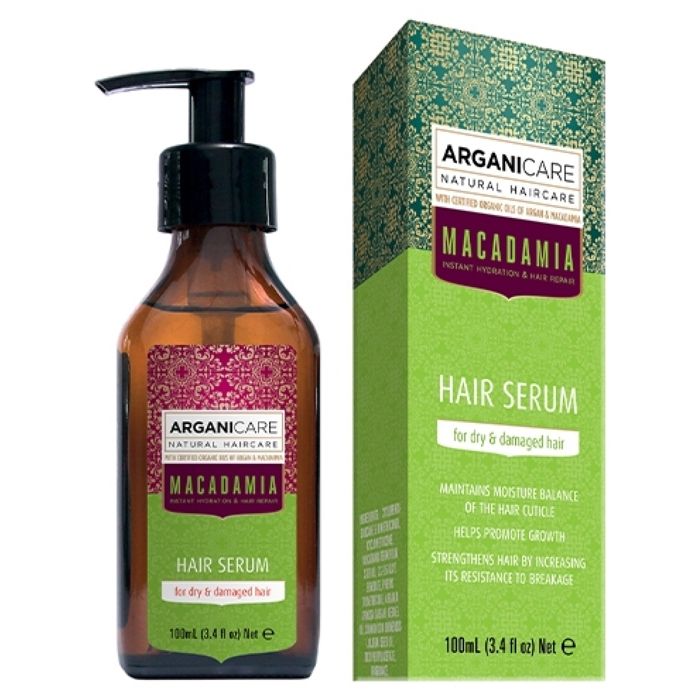 Arganicare Macadamia Sérum secs et abîmés à biologique de macadamia (3,4 liquid ounce) de Arganicare SERUM COIFFANT