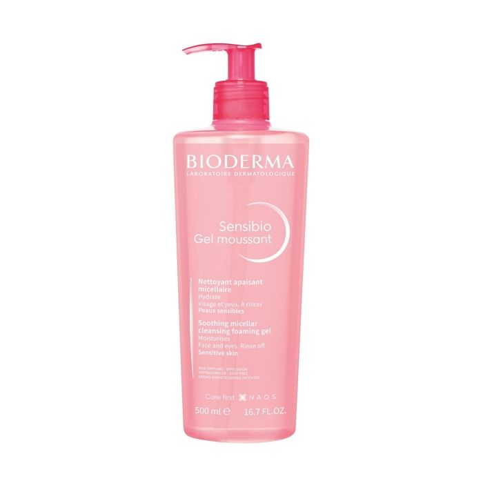 Bioderma Sensibio Foaming Gel 500ml . Caractéristiques du produit : Pulizia : Gel Tipo di Pelle : Pelle Sensibile