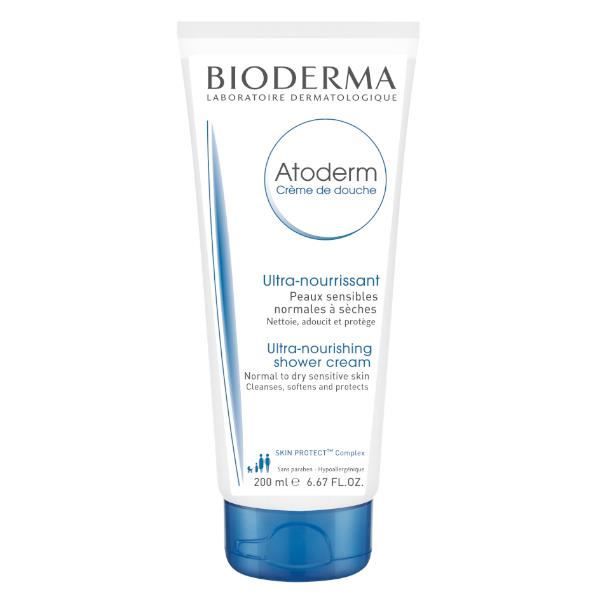 Bioderma Atoderm Crème de Douche Lavante Nourrissante Peaux Normales à Sèches 200ml