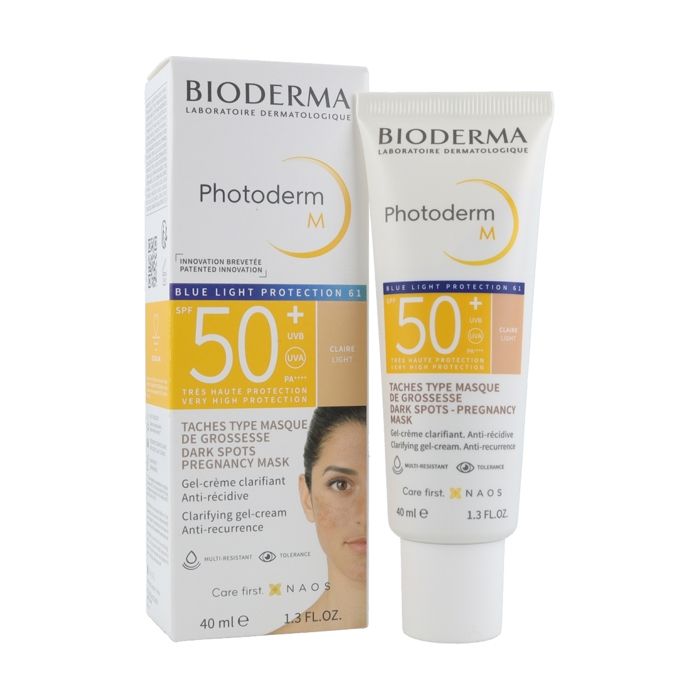 BIODERMA - Photoderm M SPF50+ clair mélasma 40 ml de crème