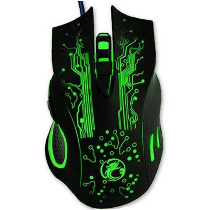 X9 Gaming Mouse 5000dpi LED USB Optique Filaire Souris Gamer Pc Souris Pc Portable Professionnel Ergonomique Souris Jeu [122]