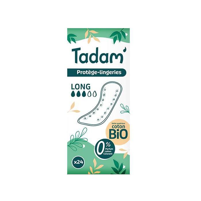Tadam' Hygiène Féminine Protège-Lingerie Dermo-Sensitif Long 24 unités