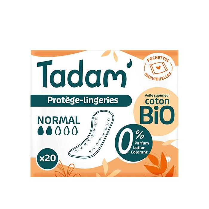 Tadam' Protège-Lingerie Dermo Sensitif Normal 20 unités