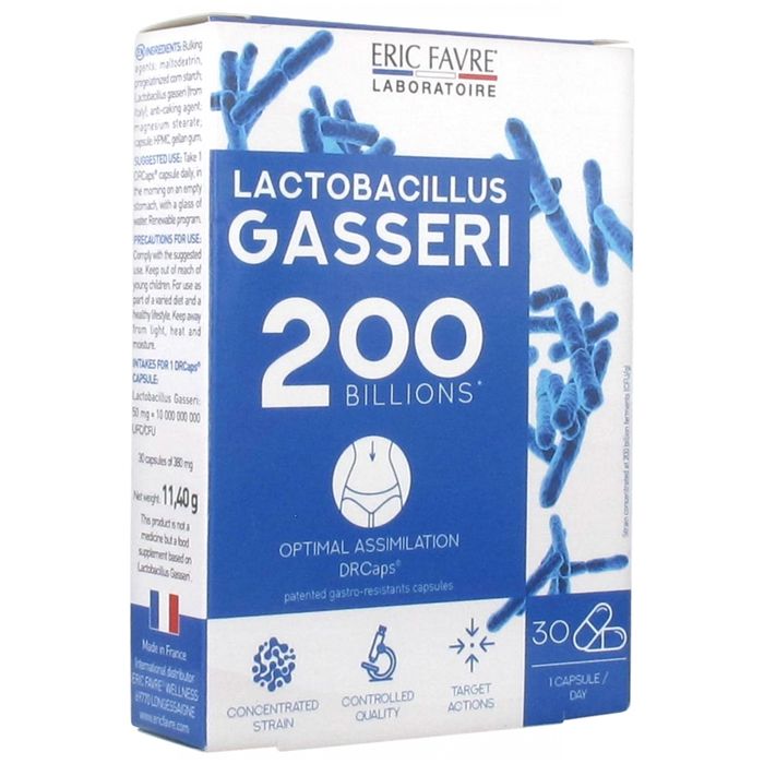 Formule digestion Eric Favre - Lactobacillus Gasseri - 30 Gélules