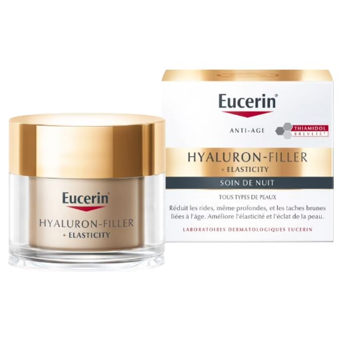 Eucerin 50ml Hyaluron-filler + Élasticité, Crème De Nuit Pour La Peau, 141090