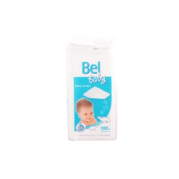 BEL BABY compresses de gaze non tissées 100 pcs