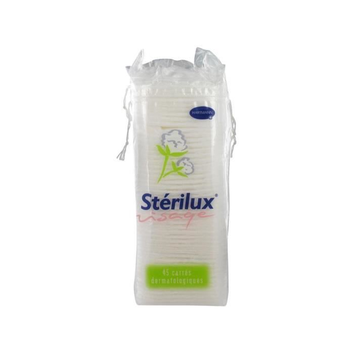 Sterilux Visage 45 carres dermatologiques