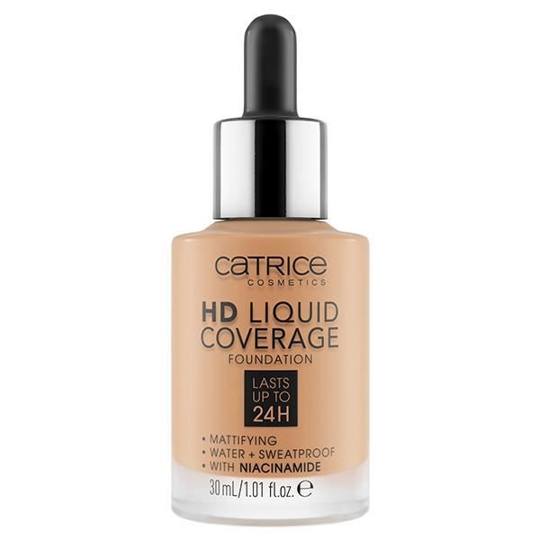 Catrice Visage HD Liquid Coverage Fond de Teint N°046 Camel Beige 30ml